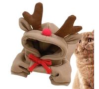 Reindeer Dog Costume, Funny Pet Elk Outfit, Winter Warm Dog Jumpsuit, Holiday Pet Cosplay Dress, Cold Weather Dog Sweatshirt, petit chien Holiday Costume, Cute Reindeer Pet Apparel for Christmas