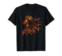 Reine Africaine afrocentrique mélanine déesse tribale T-Shirt