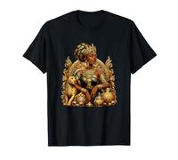 Reine Africaine Léopard Royal Heritage Beauté T-Shirt