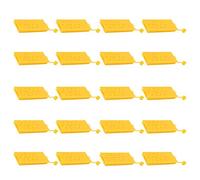 Reine Bee Cage Yellow Plastic Boîte de Transport Apiculture Conception ventilée Durable pour Les apiculteurs de Stockage des Abeilles Queen 20pcs 11 x 4 x 1,4 cm