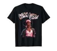 Reine Bouclée Femme Confiance Cheveux Naturels T-Shirt