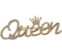 Reine Couronne Broche Broches pour Femmes Filles fête Mode féministe Strass Cristal épinglette Accessoires