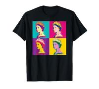 Reine d'Angleterre Pop Art Reine d'Angleterre Royal britannique T-Shirt