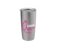 Reine dansante rose Gobelet isotherme en acier inoxydable double paroi