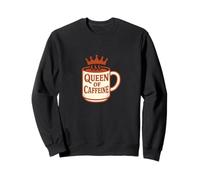 Reine de caféine Amant de café Reines Illustration Sweatshirt