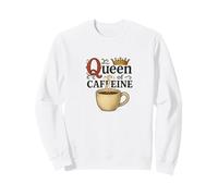 Reine de caféine Amant de café Reines Illustration Sweatshirt