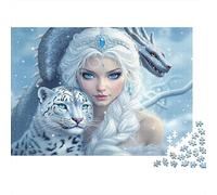 Reine de Glace Fantasy Casse-tête 1000 Pièces sans Poussière, Puzzle Jeu Éducatif Décompression pour Une Activité Détente, Fun Fresent & Activités pour La Maison 70x50cm/1000pcs