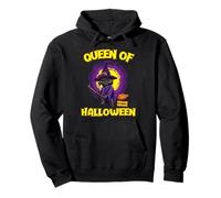 Reine de Halloween - Sorcière Chat Noir drôle Sweat à Capuche