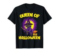 Reine de Halloween - Sorcière Chat Noir drôle T-Shirt