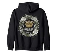 Reine de la Couronne Florale Esther Verse, Foi chrétienne Sweat à Capuche