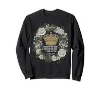 Reine de la Couronne Florale Esther Verse, Foi chrétienne Sweatshirt