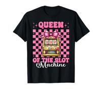 Reine de la Machine à sous Casino 777 Girl Mom T-Shirt
