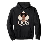 Reine de Pique noire Sexy QOS Sweat à Capuche