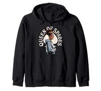 Reine de Pique noire Sexy QOS Sweat à Capuche