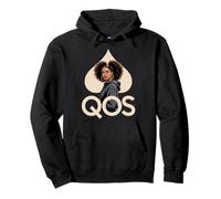 Reine de Pique noire Sexy QOS Sweat à Capuche