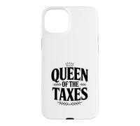 Reine des impôts Humour de Saison fiscale drôle Coque pour iPhone 15 Plus