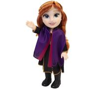 Disney Princesse - Poupée 38cm Anna Robe de Voyage - Licence Officielle Disney - Collection Mon Amie Princesse - Robe Effets Argentés Et Brosse Incluse - Poupées à Collectionner - Dès 3 Ans