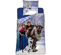 Reine des Neiges Frozen - Parure de lit - Housse de Couette 140 x 200 cm Taie 63 x 63 cm