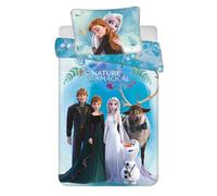 Jerry Fabrics Parure de lit enfant La Reine des Neiges 100x135 cm Coton Öko-Tex Standard