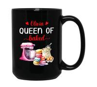 Reine Des Pâtissiers Mug Drôle Tasse À Café Unique Tasse À Thé Cadeaux Fantaisie Pour Bureau Collègue Anniversaire 330ml