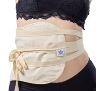 REINE DES TR NES Flanelle 100 % coton biologique et con ue par un m decin naturopathe avec sangle pour pack d'huile de ricin - Attaches douces r