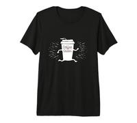 Reine du café, Femme buveuse de café T-Shirt Haut de Gamme