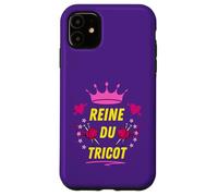 Reine du Tricot Couture Aiguilles Loisir Créatif Mamie Coque pour iPhone 11