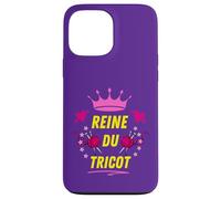 Reine du Tricot Couture Aiguilles Loisir Créatif Mamie Coque pour iPhone 13 Pro Max