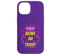 Reine du Tricot Couture Aiguilles Loisir Créatif Mamie Coque pour iPhone 14