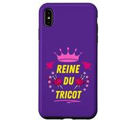 Reine du Tricot Couture Aiguilles Loisir Créatif Mamie Coque pour iPhone XS Max