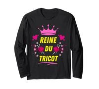 Reine du Tricot Couture Aiguilles Loisir Créatif Mamie Manche Longue
