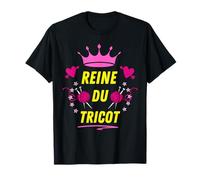 Reine du Tricot Couture Aiguilles Loisir Créatif Mamie T-Shirt