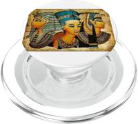 Reine égyptienne Antique néfertiti, Cléopâtre, Roi Toutankhamon PopSockets PopGrip pour MagSafe
