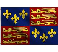 Reine Élisabeth Ire Royaume-Uni Garden Flag Avec Œillets Drapeau Couleurs Vives Drapeau De Jardin Pour Porche Balcon Vacances 3X5Ft