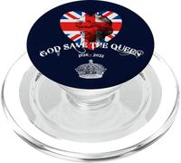 Reine Elizabeth II Save The Queen Memoriam 1926-2022 Love PopSockets PopGrip pour MagSafe