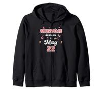 Reine née Le 22 mai, Fleurs Le 22 mai, Anniversaire Sweat à Capuche