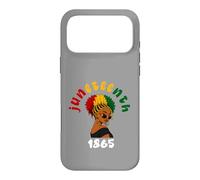 Reine Noire du Mois de l'histoire de la liberté du 16 Juin 1865 Coque pour iPhone 17 Pro Max