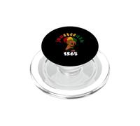 Reine Noire du Mois de l'histoire de la liberté du 16 Juin 1865 PopSockets PopGrip pour MagSafe
