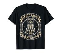 Reine Reine Écoute Mon Chat ronronner Cool Cat Lady T-Shirt
