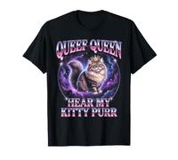 Reine Reine Écoute Mon Chat ronronner Crazy Cat Lady T-Shirt