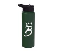 Reine Roi Lettre B - Lettre préférée avec alphabet couronne Stainless Steel Insulated Water Bottle