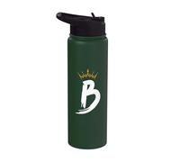 Reine Roi Lettre B - Lettre préférée avec alphabet couronne Stainless Steel Insulated Water Bottle