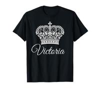 Reine Victoria Queenly Prénom Couronne Princesse Royale T-Shirt