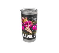 Reine Vierge I Don't Get Older I Level Up Birthday Queen Gobelet isotherme en acier inoxydable double paroi