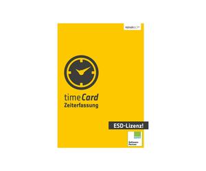 Reiner SCT timeCard - Licence annuelle 1 utilisateur / 250 employés - ESD - 1 an - Windows Server 2016 / 2019 et Windows 11 x64