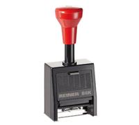 Reiner Tampon encreur Folioteur automatique B6K monture Plastique 4,5 mm Noir