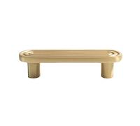 Reines Kupfer Schubladegriff Schrankgriff Messing Gold Möbelgriffe Massives Kupfer Griffe Bügelgriff Zierteile Küchengriffe Stangengriff Kleiderschrank Kommodenknöpfe griff (Hole distance 128mm)