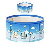 Reinforced Portable Splash & Play Basin - Sturdy Semi-Rigid Walls Maintain Shape During Play, Integrated Easy-Drain Pipe For Quick & Effortless Cleanup, Durable Anti-Slip Textured Floor For Enhanced S