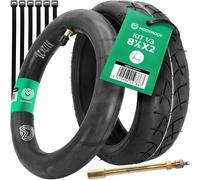 Reinforced V3 Tyre Kit And Inner Tube 8 1/2 X 2l Xiaomi Scooter (M365 - Pro - Mi 3) - Wispeed - Ducati - Etc. For 8.5 Inch Wheel (8 1/2 X 2 Or 50/75-6.1 Or 8.5x2)