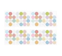 Reinforcement Labels - Round Paper Hole Stickers, Self Adhesive Binder Repair Circles with Tear Guard Support, Quick Peel Apply Organizer Tabs, Ideal for Student Notes Documents Binders Planners